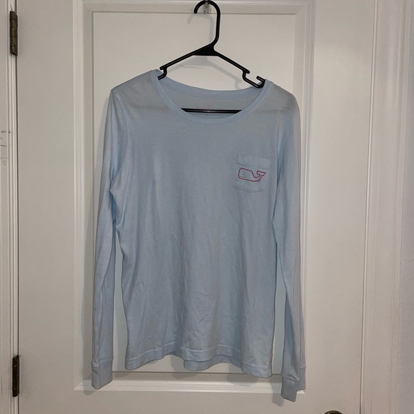 Vineyard Vines Blue and Pink Long Sleeve - Picture 2 of 7